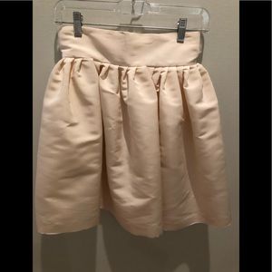 Ivory taffeta skirt